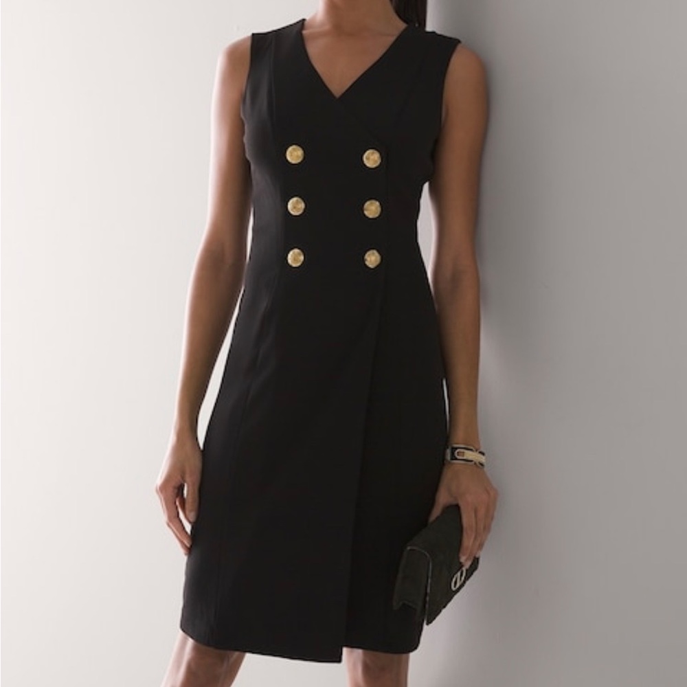 WHBM Sleeveless Blazer Dress